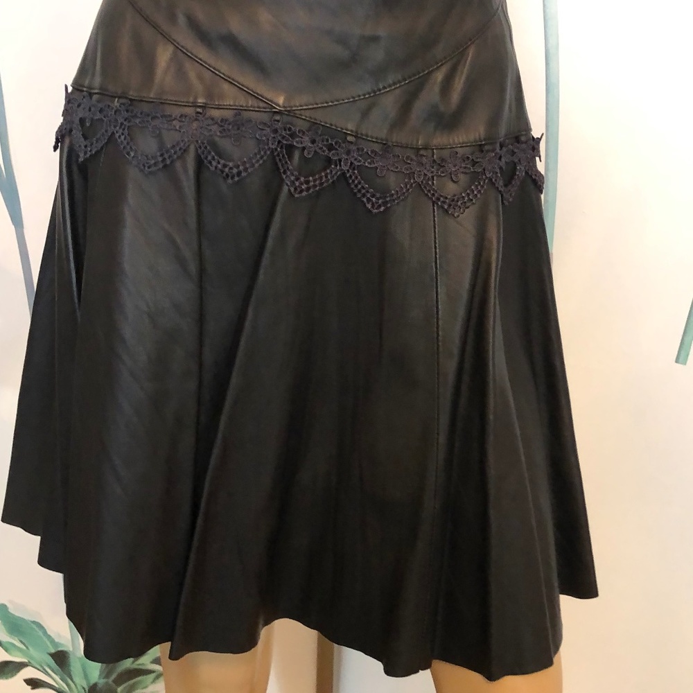 Leather skirt